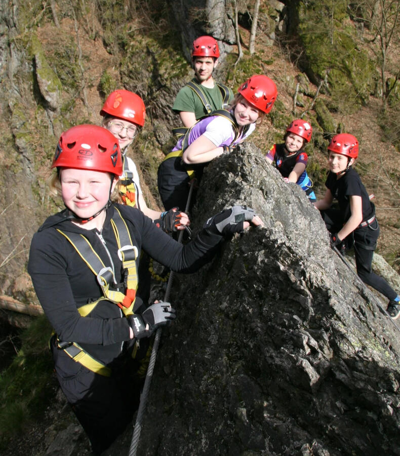 Via ferratu si užívají všechny věkové kategorie.