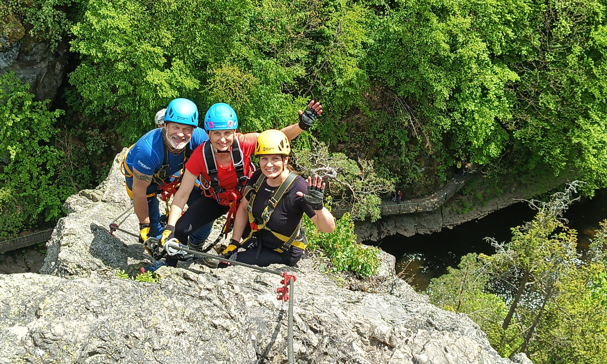 Vylézt Via ferratu je silný zážitek! Vylézt Via ferratu je silný zážitek!